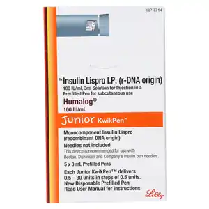 Humalog 100Iu Junior Kwik Pen 3ml
