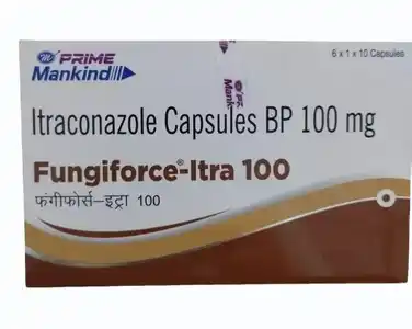 फंगिफ़ोर्स इट्रा 100एमजी कैप्सूल 10एस