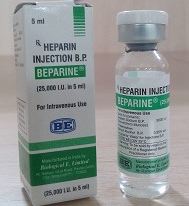 Beparine 25000IU Injection 5ml