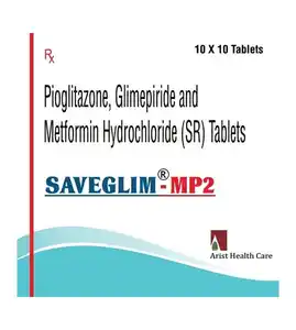 Saveglim MP 2mg/500mg/15mg Tablet SR 10s