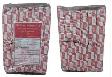 Bengal Surgical Roll Bandage 4inch 10cm x 5mtr 12s