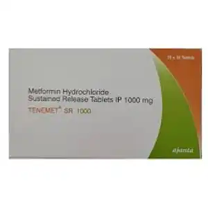 टेनेमेट 1000mg टैबलेट एसआर