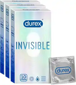Durex Invisible Condoms 10s*3s