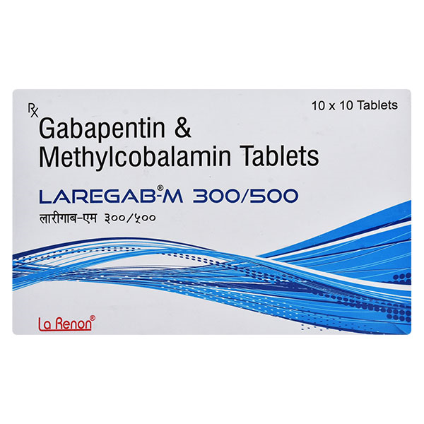 Laregab M 300mg/500mcg Tablet 10s