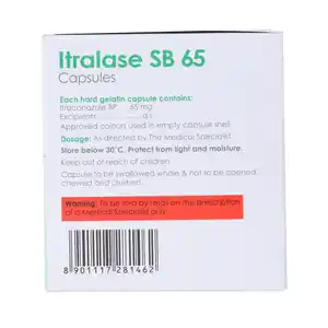 Itralase SB 65mg Capsule 10s