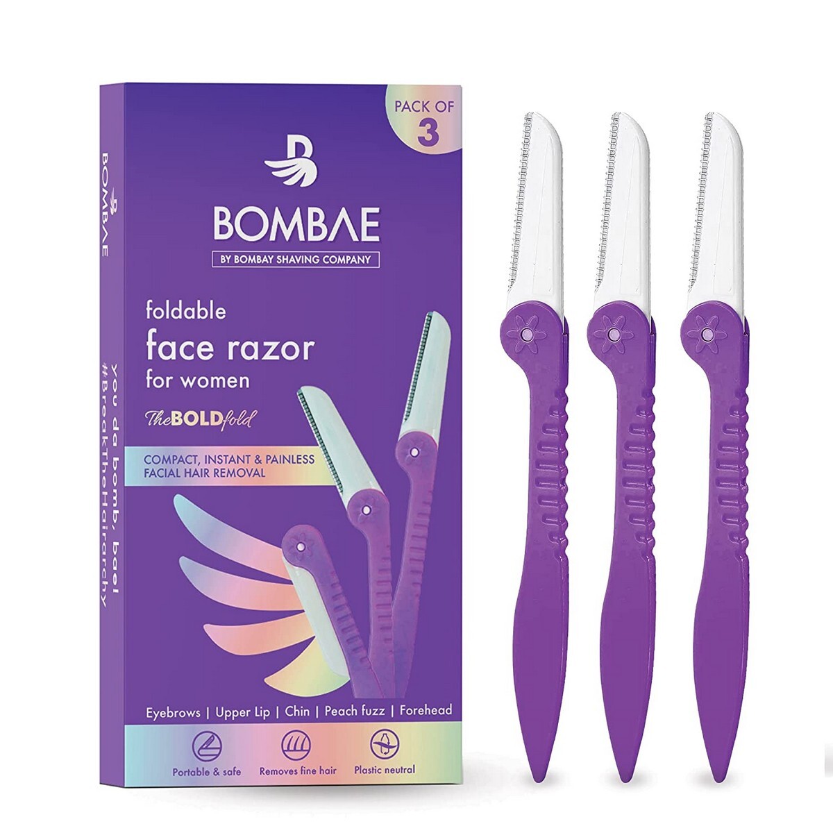 Bombay Shaving Foldable Face Razor 3s