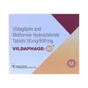 Vildaphage M 50mg/500mg Tablet 15s