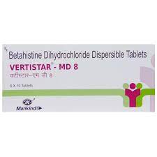 Vertistar MD 8mg Tablet 10s