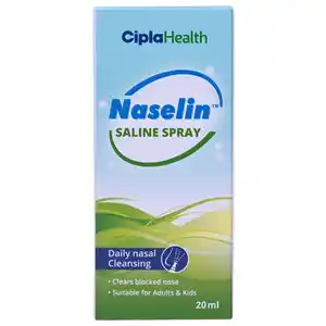 Naselin Saline Nasal Spray 20ml