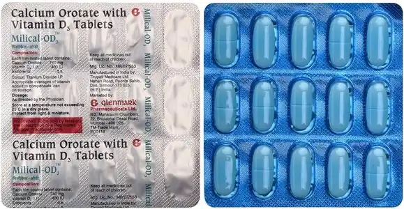 Milical OD3 740mg/400IU Tablet 15s