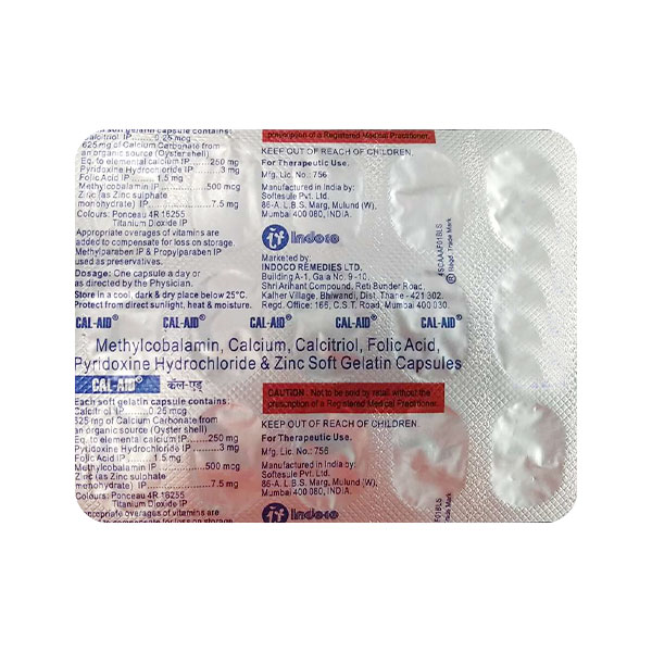 Cal Aid Capsule 15s