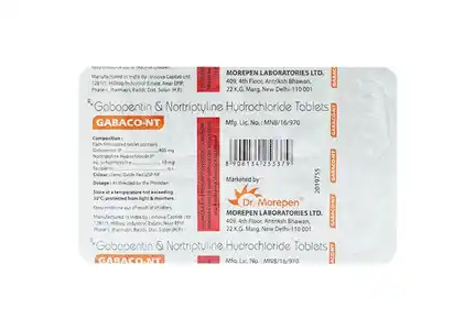 Gabaco NT 400mg/10mg Tablet 10s