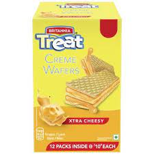 Britannia Treat Creme Wafers xtra Cheesy 60gm