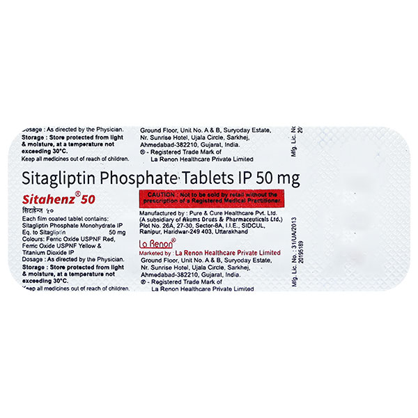 Sitahenz 50mg Tablet 10s