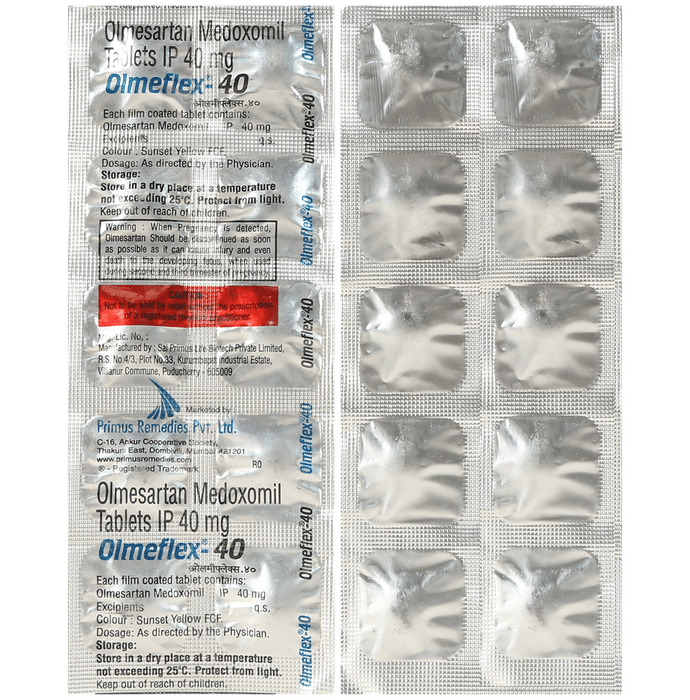 Olmeflex 40mg Tablet