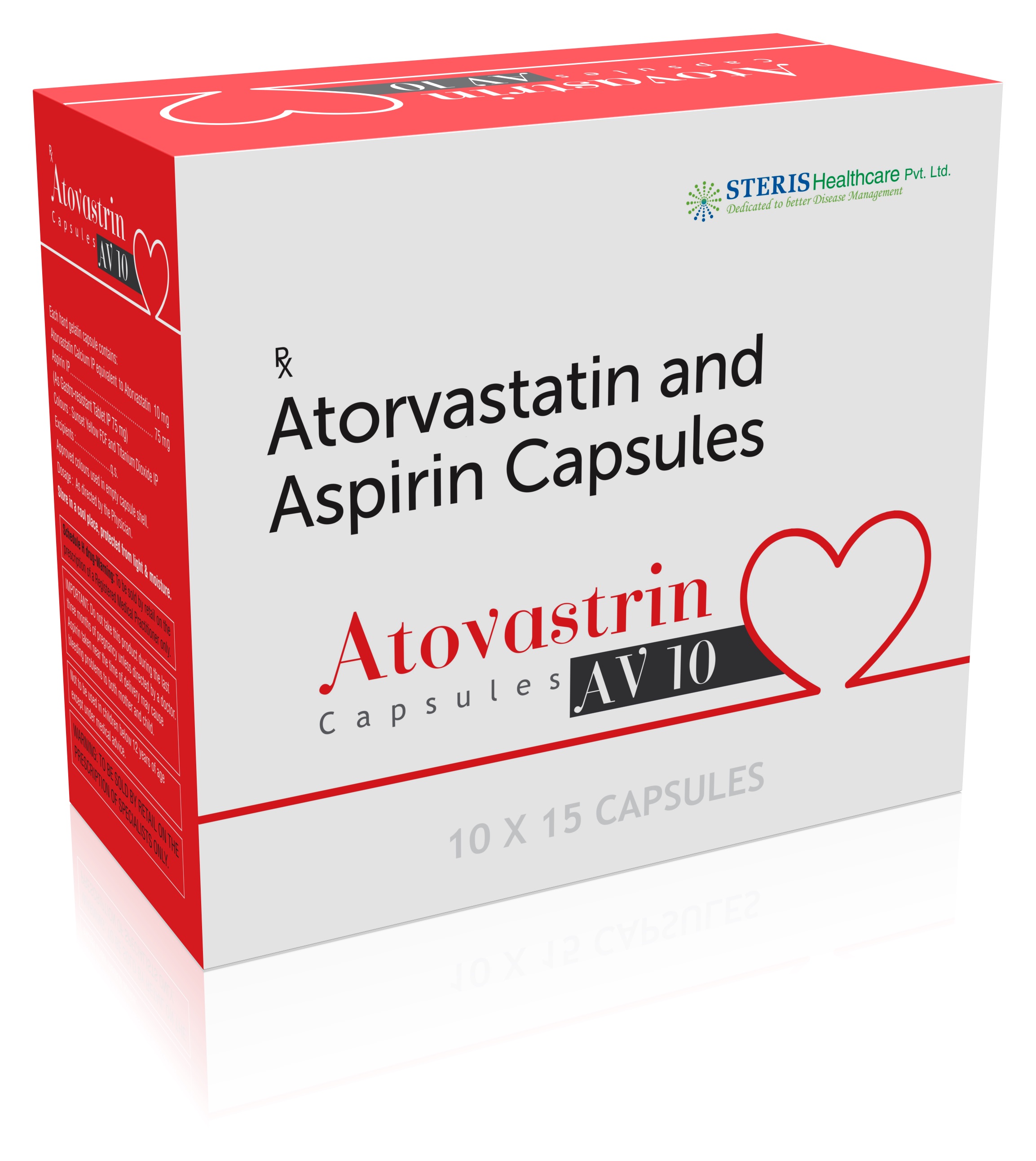 Atovastrin AV 10mg Capsule 15s