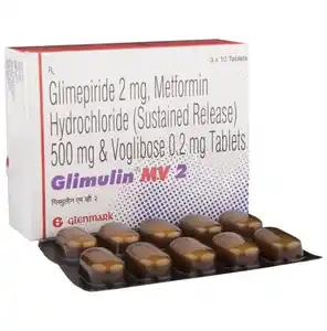ग्लिम्यूलिन एमवी 2 टैबलेट एसआर