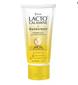 Lacto Calamine Sunscreen Kaolin Clay & Lemon Extract Spf 50 Pa+++ 50gm