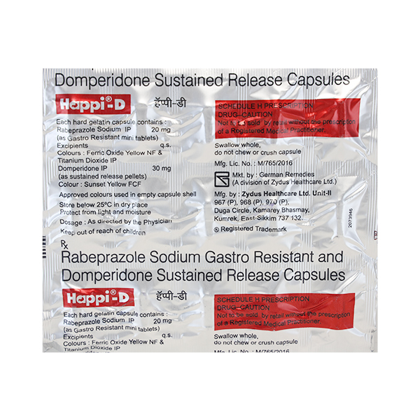 Happi D 30mg/20mg Capsule SR 15s