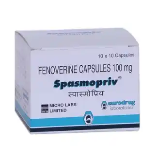 स्पैस्मोप्रिव 100mg कैप्सूल