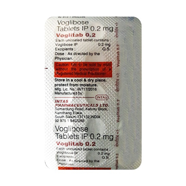 Voglitab 0.2 Tablet 15s