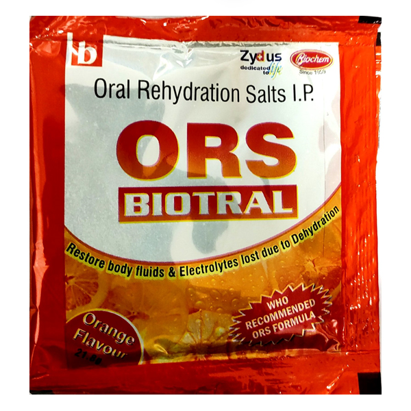 Biotral ORS Powder 4.2gm Orange Flavour