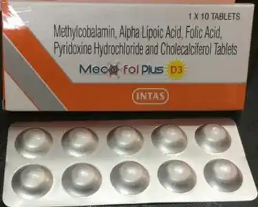 मेकोफोल प्लस डी3 टैबलेट 10एस