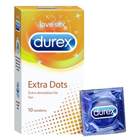 Durex Extra Dots Condom 10s