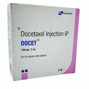 Docet 120mg Injection 3ml