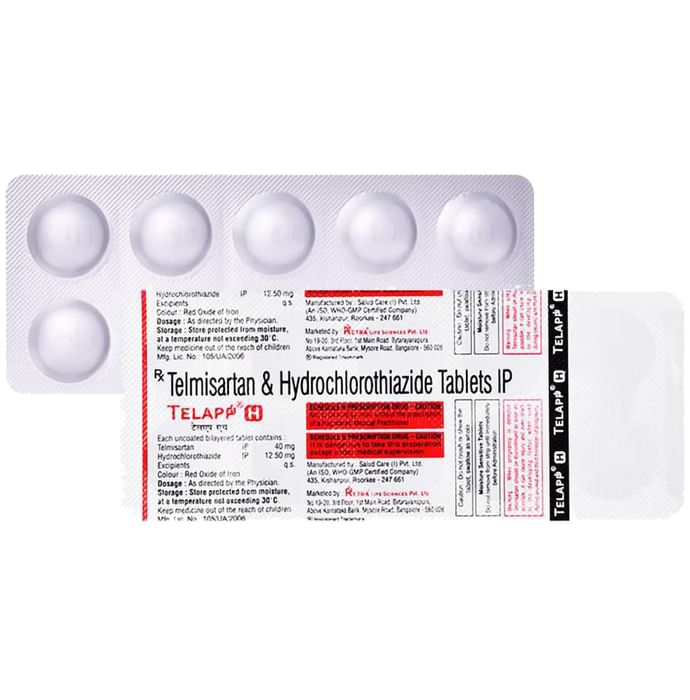 Telapp H 40mg/12.5mg Tablet