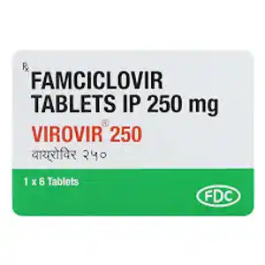 Virovir 250mg Tablet 6s