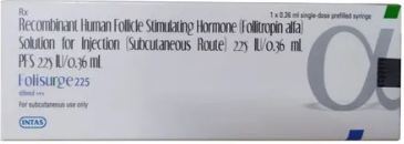 Folisurge 225IU Injection 1s