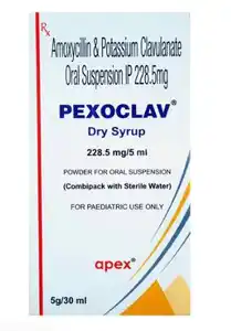 Pexoclav 200 mg/28.5 mg Dry Syrup