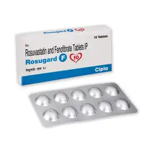 रोसुगार्ड एफ 10mg/160mg गोली 10s के बा