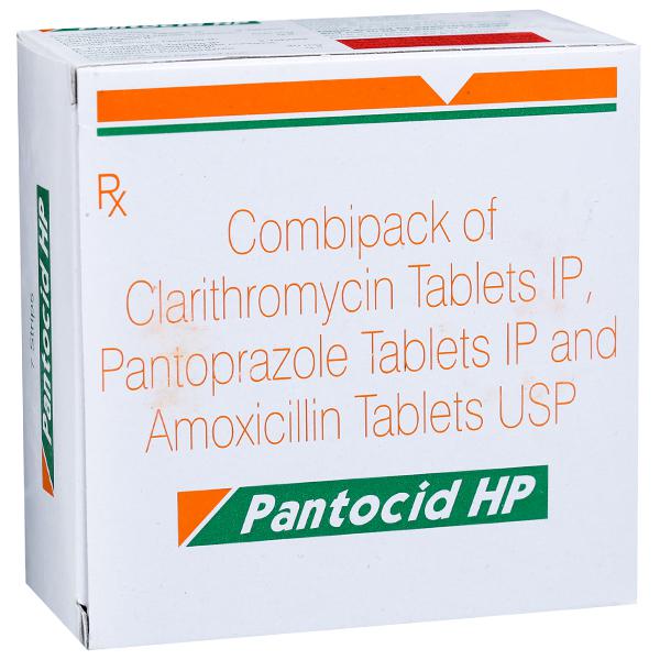 Pantocid HP 750mg/40mg/500mg Tablet