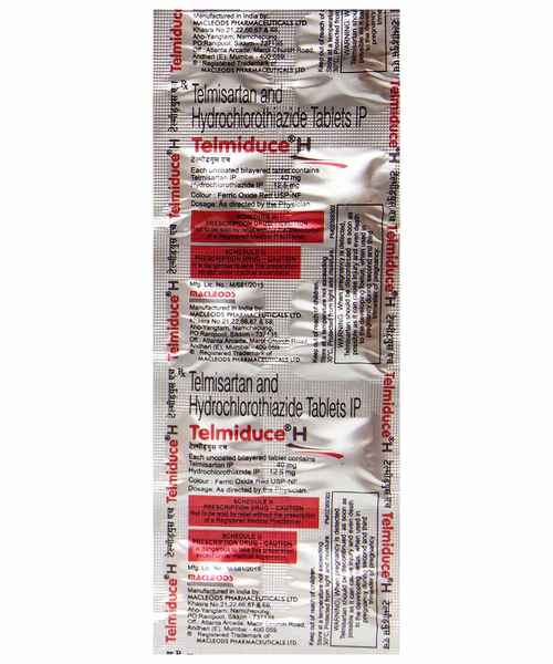 टेल्मिड्यूस एच 40mg/12.5mg टैबलेट