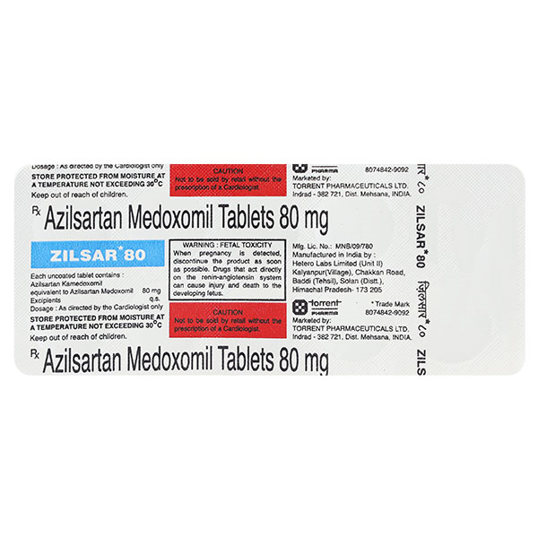 Zilsar 80 Tablet