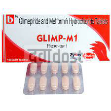 Glimp M 1mg/500mg Tablet 10s