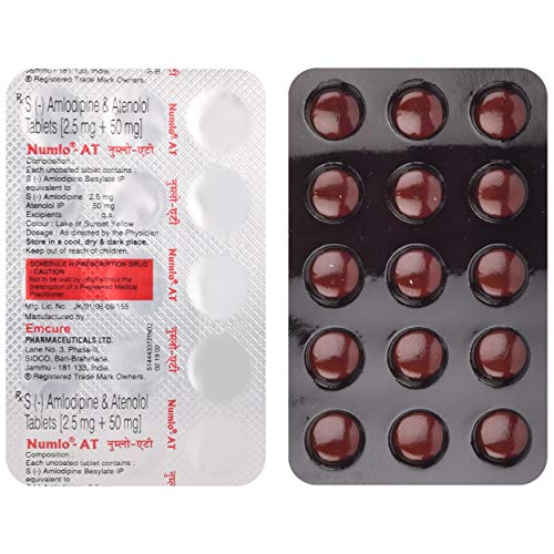 Numlo AT 2.5mg/50mg Tablet 15s