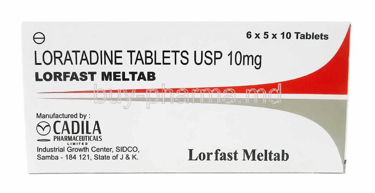 Lorfast Meltab 10mg Tablet 10s