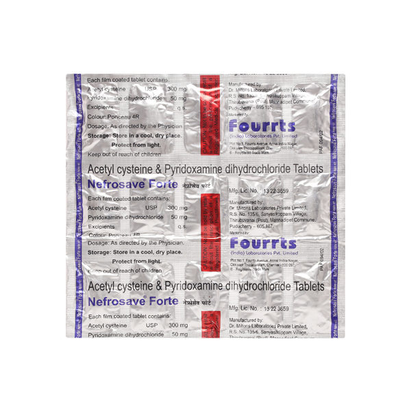 Nefrosave Forte 300mg/50mg Tablet 15s