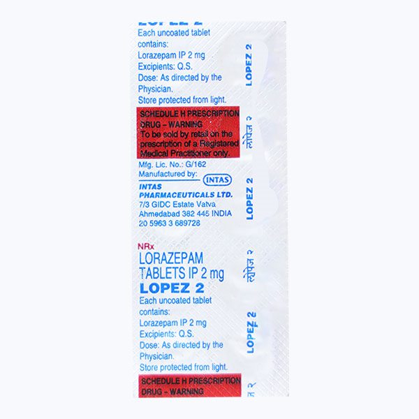 Lopax 2mg Tablet