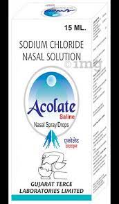 Acolate Saline Nasal Drops 20ml