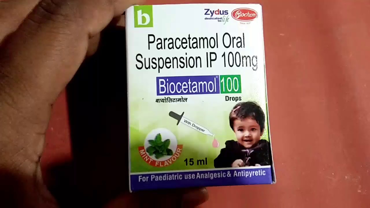Biocetamol 100mg/ml Drop