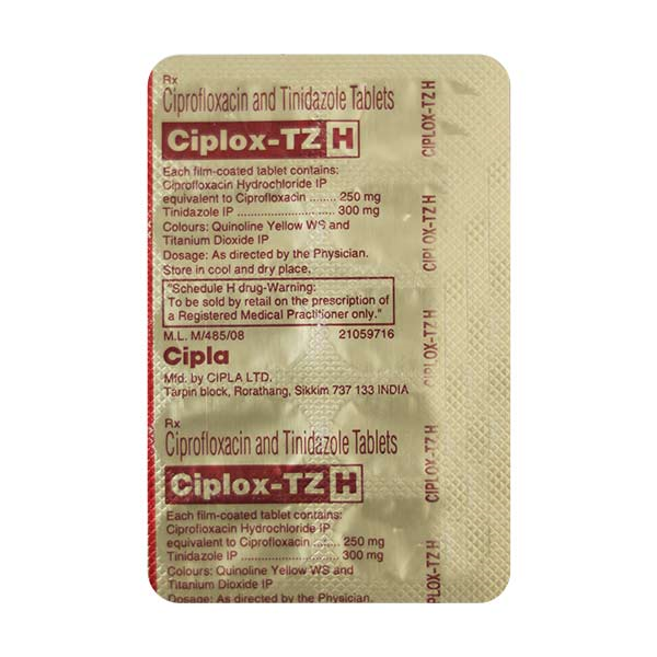 Ciplox TZ H Tablet