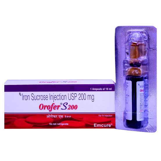 Orofer S 200mg Injection 10ml