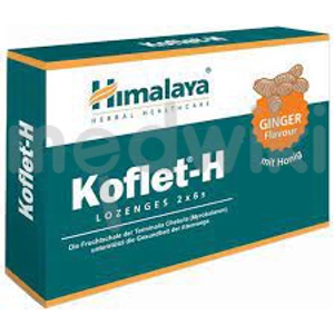 HIMALAYA KOFLET H LOZENGES GINGER FLAVOUR 6s