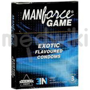 MANFORCE GAME EXOTIC FLAVOURED CONDOM 3s
