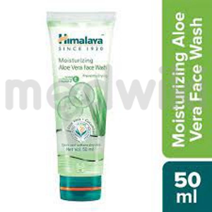 HIMALAYA ALOEVERA FACE WASH 50ML 1s
