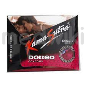 KAMASUTRA DOTTED CONDOM 3s